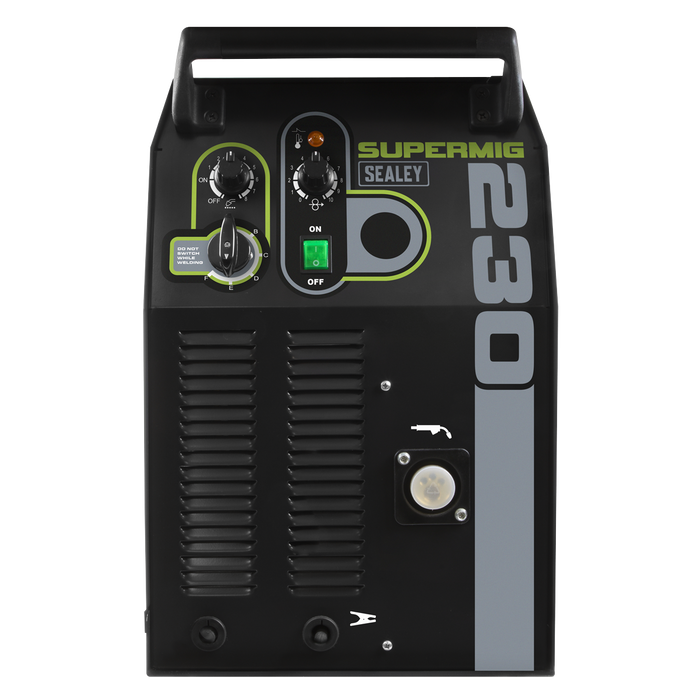 Professional Gas/Gasless MIG Welder with Binzel® Euro Torch 230A 230V | SUPERMIG230