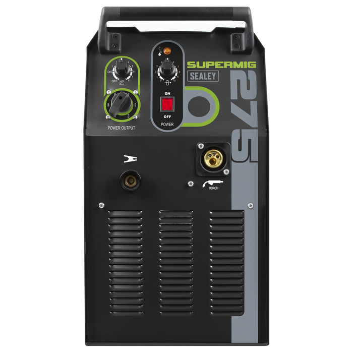 Professional Gas/Gasless MIG Welder with Binzel® Euro Torch 270A 230V | SUPERMIG275
