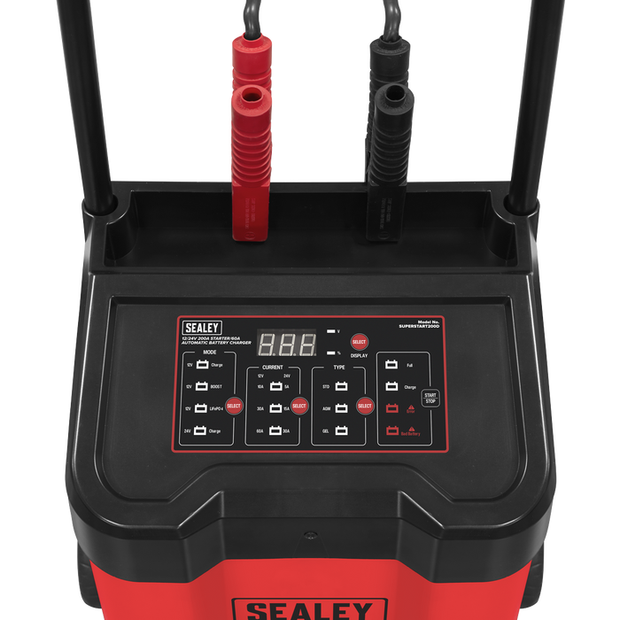 12/24V Starter 200A/Automatic Battery Charger 60A | SUPERSTART200D