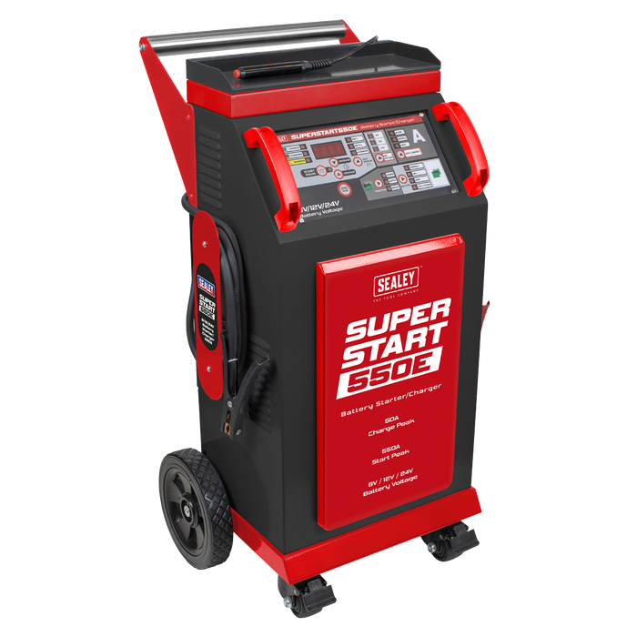 6/12/24V Battery Starter/Charger 550A | SUPERSTART550E