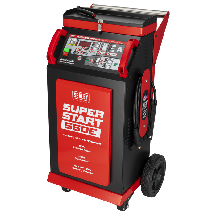 6/12/24V Battery Starter/Charger 550A | SUPERSTART550E