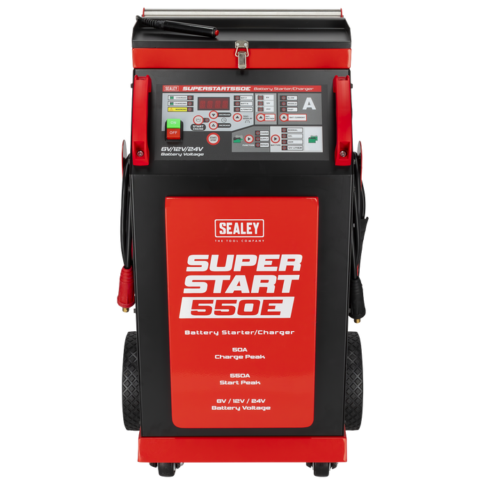 6/12/24V Battery Starter/Charger 550A | SUPERSTART550E