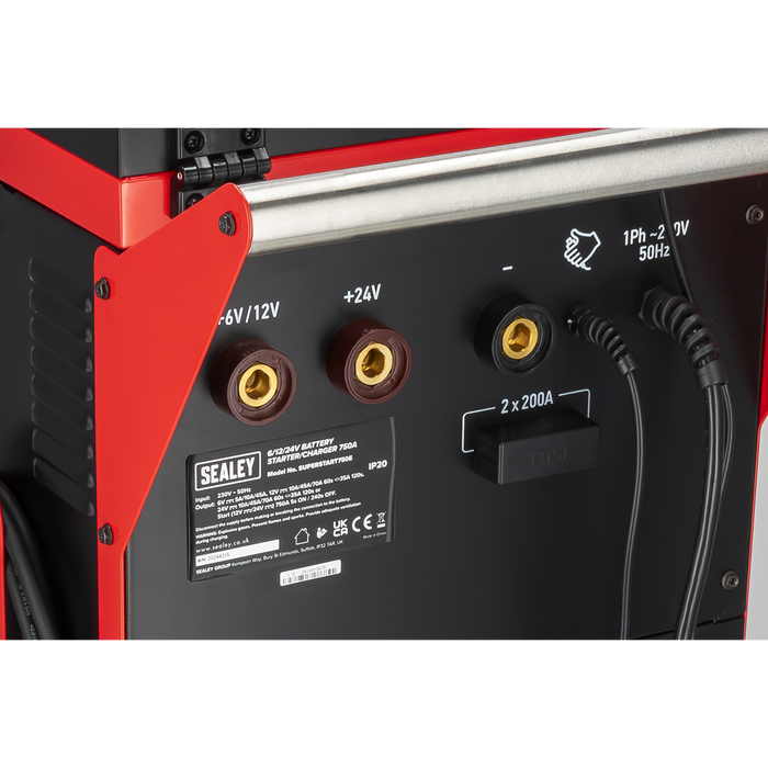 6/12/24V Battery Starter/Charger 750A | SUPERSTART750E