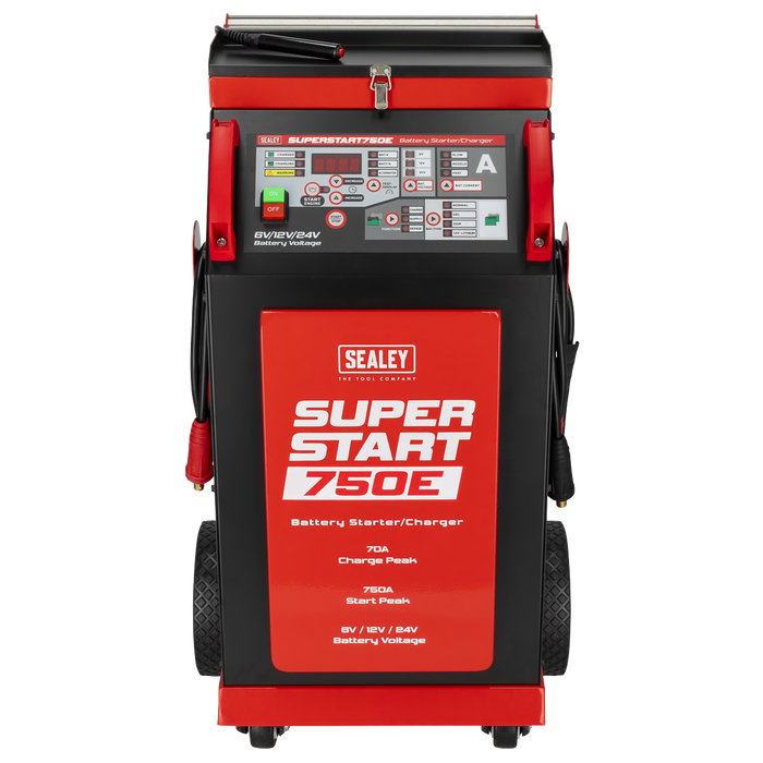 6/12/24V Battery Starter/Charger 750A | SUPERSTART750E
