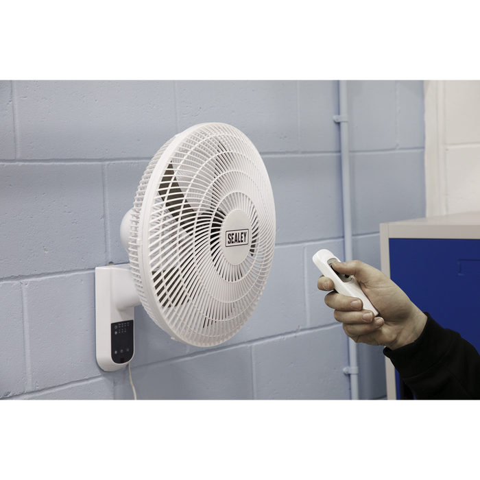 18" Wall Fan with Remote Control 3-Speed 230V | SWF18WR