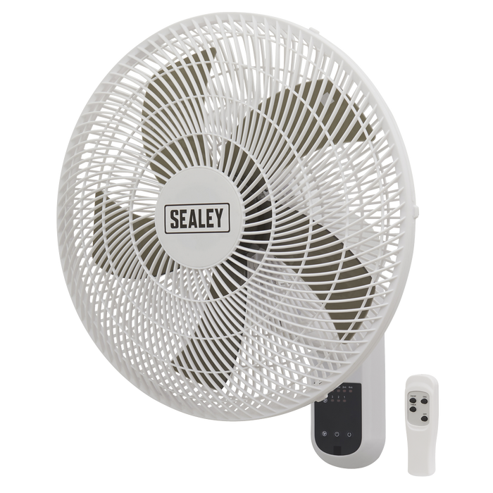 18" Wall Fan with Remote Control 3-Speed 230V | SWF18WR