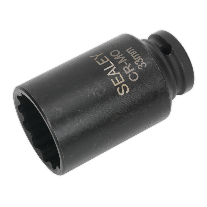 Premier Bi-Hex Deep Impact Socket 1/2"Sq Drive 33mm | SX0041