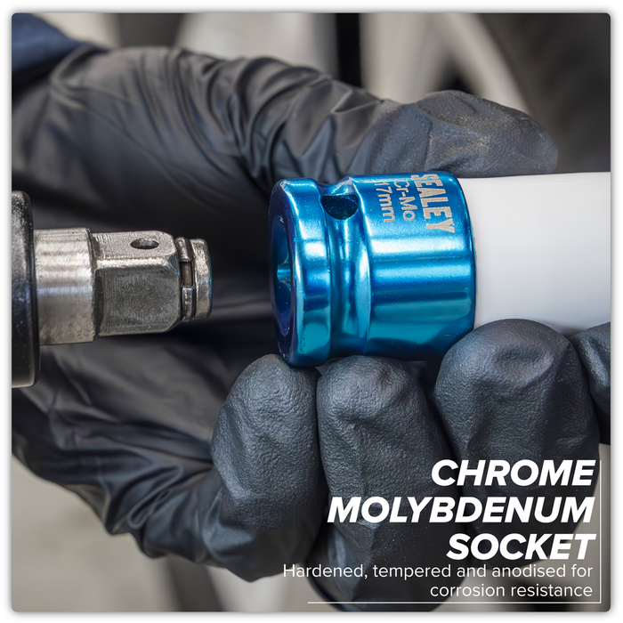 Alloy Wheel Impact Socket 1/2"Sq Drive 17mm | SX03017