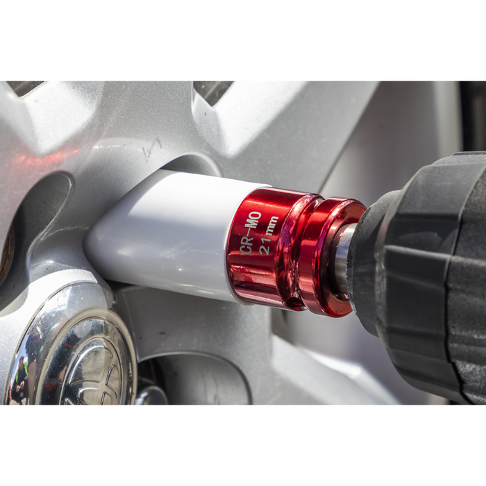 Alloy Wheel Impact Socket 1/2"Sq Drive 21mm | SX03021
