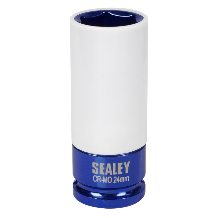 Alloy Wheel Impact Socket 1/2"Sq Drive 24mm | SX03024