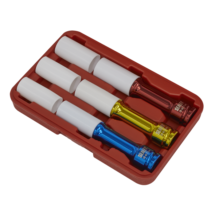 Alloy Wheel Impact Socket Set 1/2"Sq Drive 3pc | SX031D