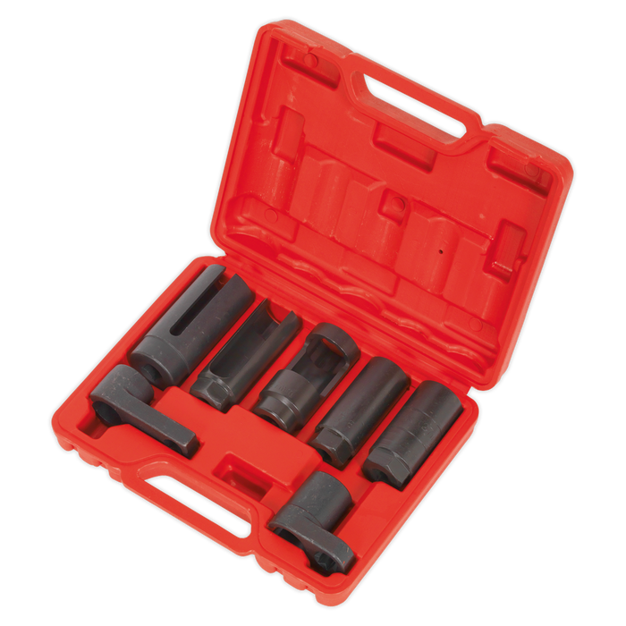 Oxygen Sensor Socket Set 3/8" & 1/2"Sq Drive 7pc | SX032