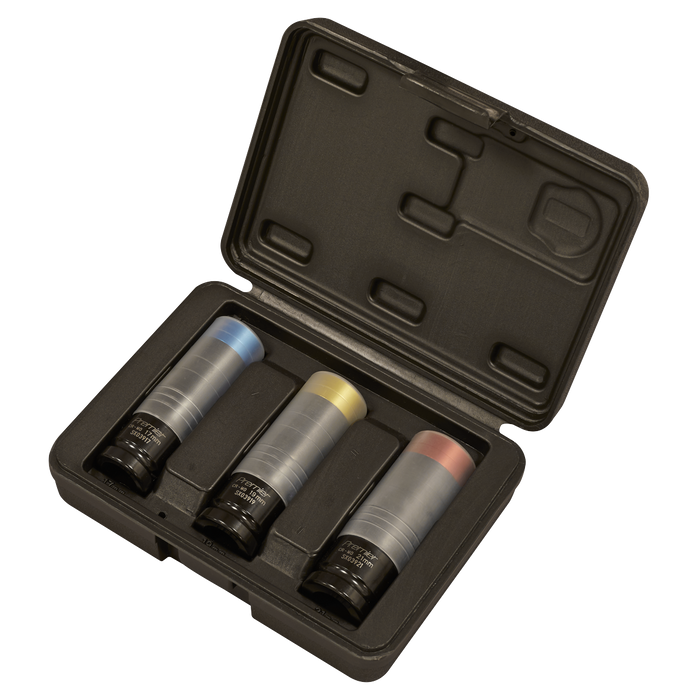 Premier Alloy Wheel Ultra-Power Impact Socket Set 1/2"Sq Drive 3pc | SX039