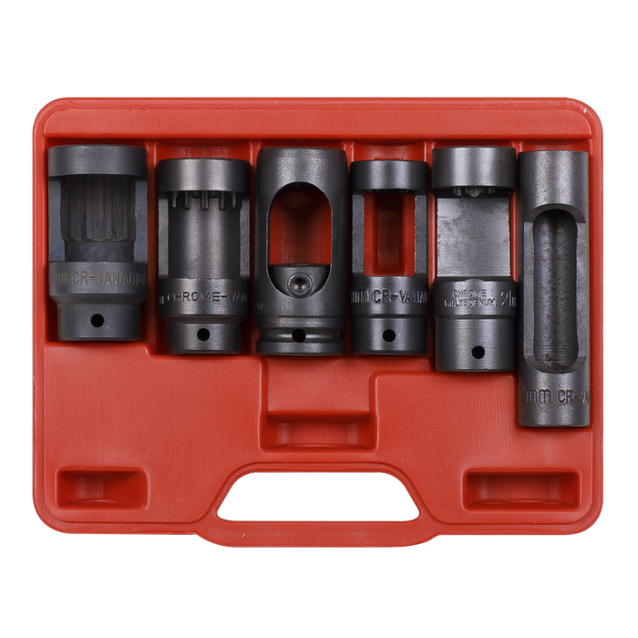 Diesel Injector Window Socket Set 1/2"Sq Drive 6pc | SX0401