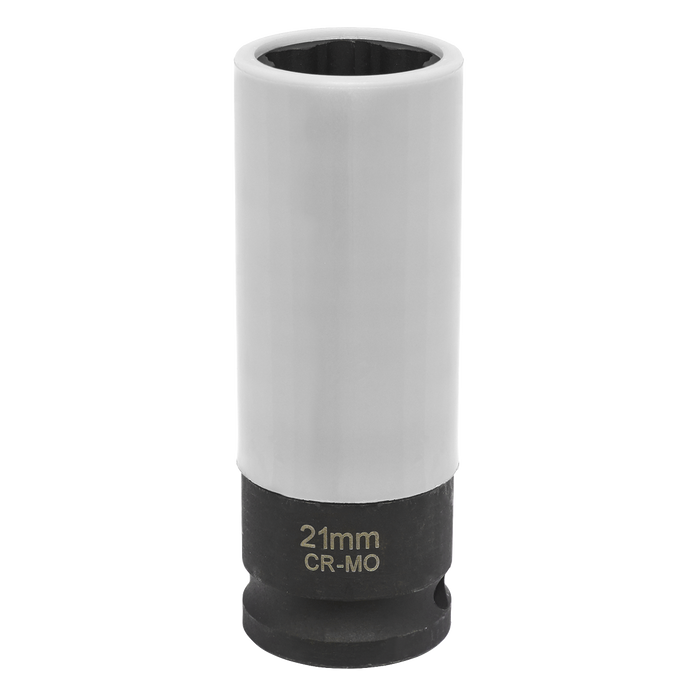 Alloy Wheel Star Profile Impact Socket for Hyundai 1/2"Sq Drive 21mm | SX0421