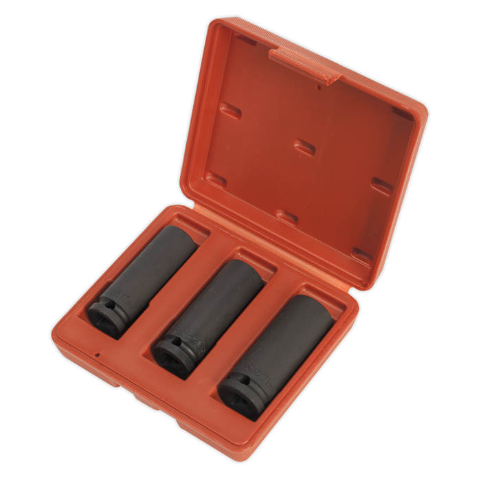 Deep Impact Socket Set 1/2"Sq Drive 3pc | SX043