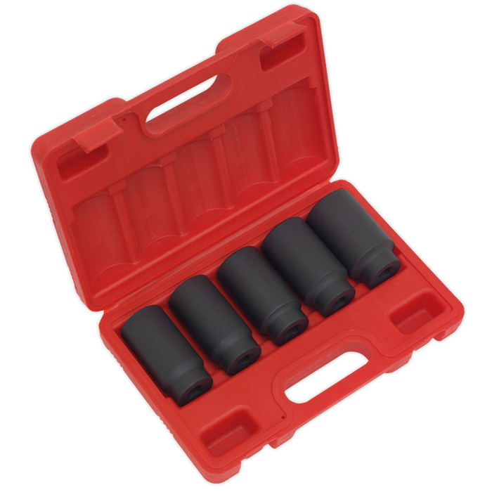 Impact Hub Nut Socket Set 1/2"Sq Drive 5pc | SX050