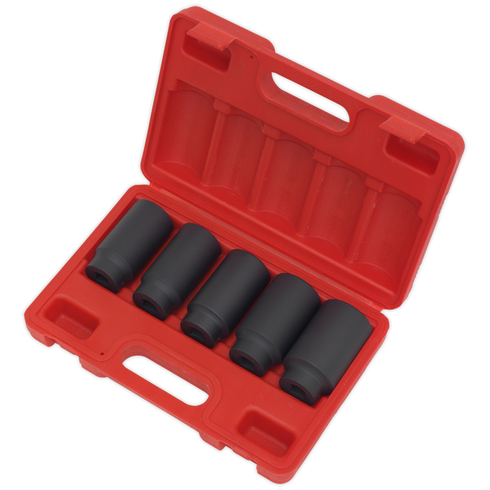 Impact Hub Nut Socket Set 1/2"Sq Drive 5pc | SX050