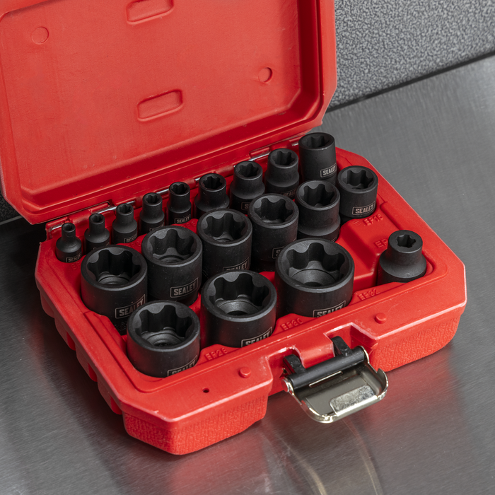 External TRX-P* Socket Set 19pc | SX097