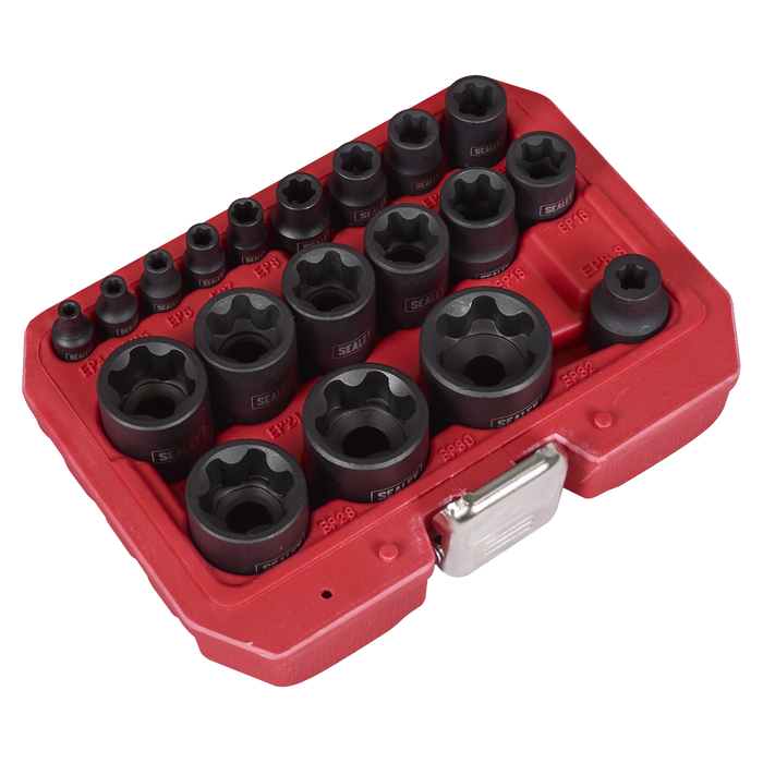 External TRX-P* Socket Set 19pc | SX097