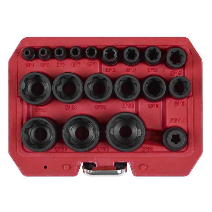 External TRX-P* Socket Set 19pc | SX097