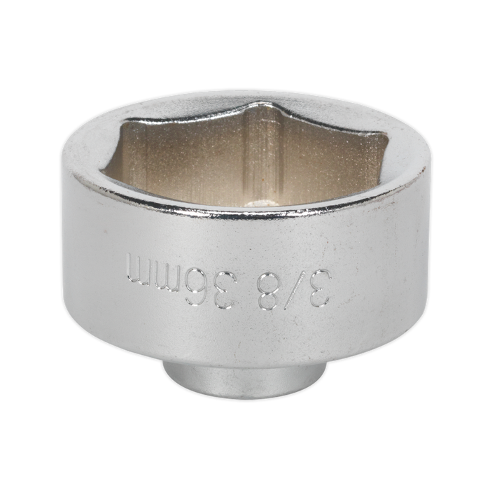 Low Profile Oil Filter Socket 3/8"Sq Drive 36mm | SX114