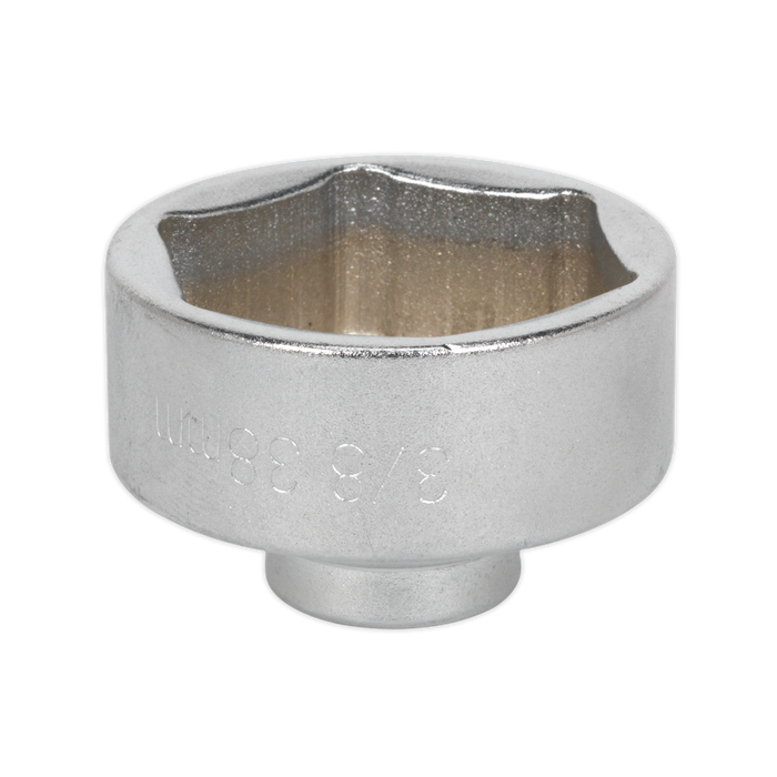 Low Profile Oil Filter Socket 3/8"Sq Drive 38mm | SX115