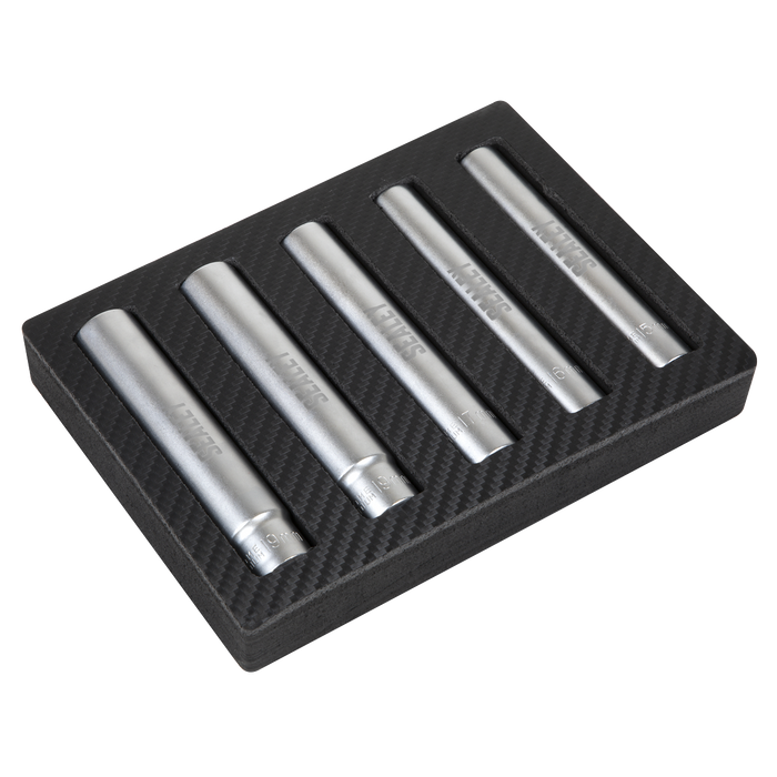 Extra-Deep Socket Set 1/2”Sq Drive 5pc | SX1519
