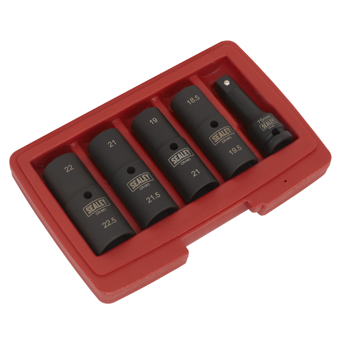 Double Ended Impact Socket Set 1/2"Sq Drive 5pc | SX1820