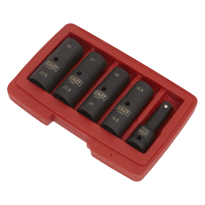 Double Ended Impact Socket Set 1/2"Sq Drive 5pc | SX1820
