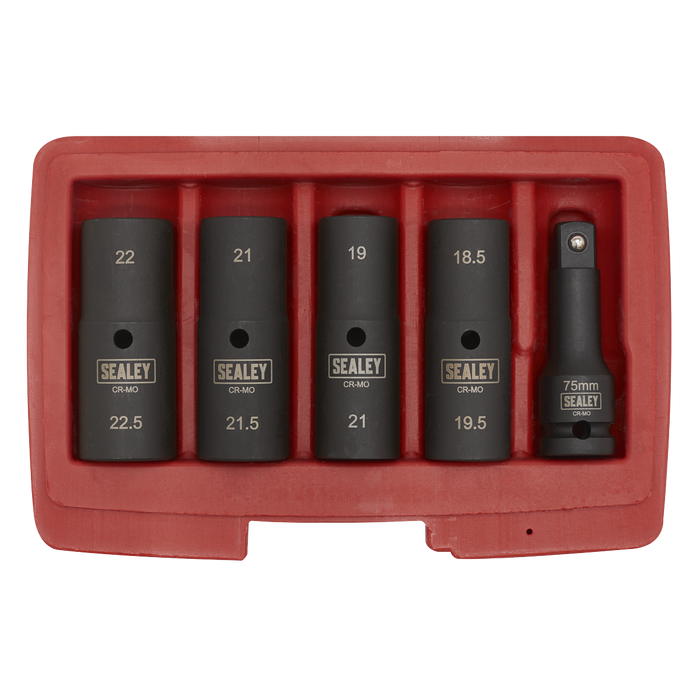 Double Ended Impact Socket Set 1/2"Sq Drive 5pc | SX1820