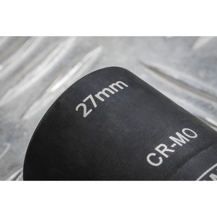 63mm Double Ended Impact Socket 1/2"Sq Drive 27 x 27.5mm | SX1822