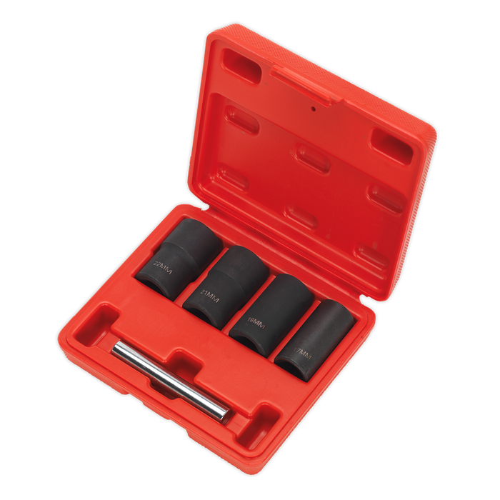 Locking Wheel Nut Removal Set 1/2"Sq Drive 5pc | SX201