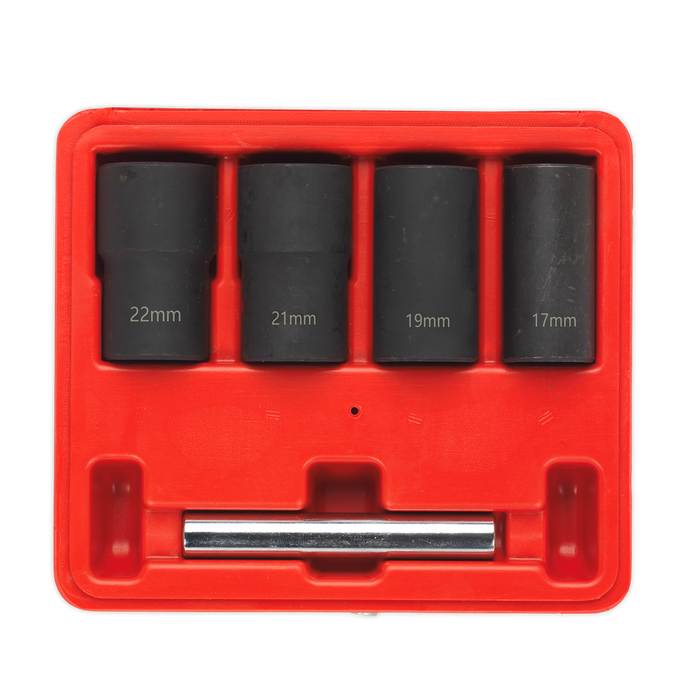 Locking Wheel Nut Removal Set 1/2"Sq Drive 5pc | SX201