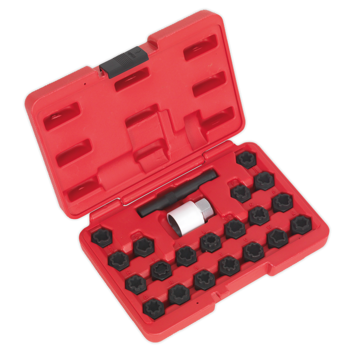 Locking Wheel Nut Key Set for Audi 22pc | SX206