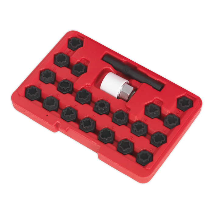 Locking Wheel Nut Key Set for Audi 22pc | SX206
