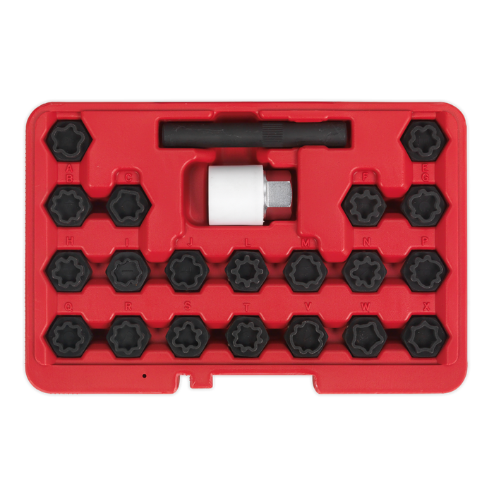 Locking Wheel Nut Key Set for Audi 22pc | SX206