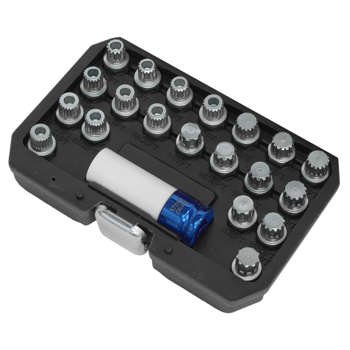 Locking Wheel Nut Key Set for BMW & Mini 21pc | SX209