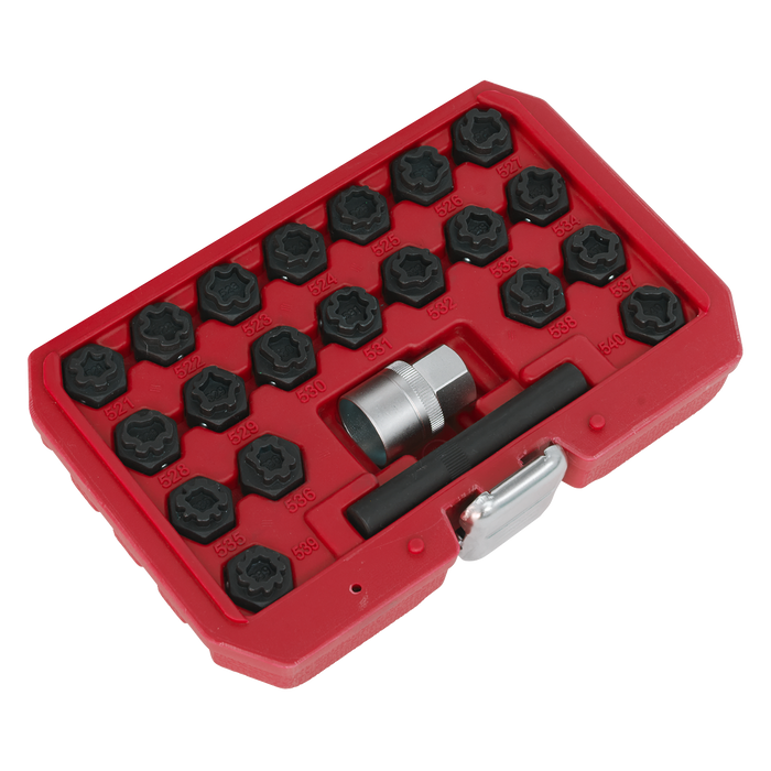 Locking Wheel Nut Key Set for VAG 22pc | SX220