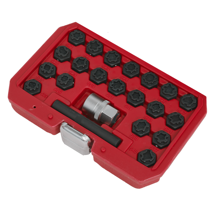Locking Wheel Nut Key Set for VAG 22pc | SX220