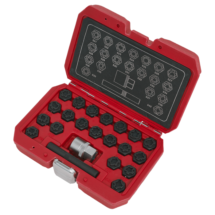 Locking Wheel Nut Key Set for VAG 22pc | SX220