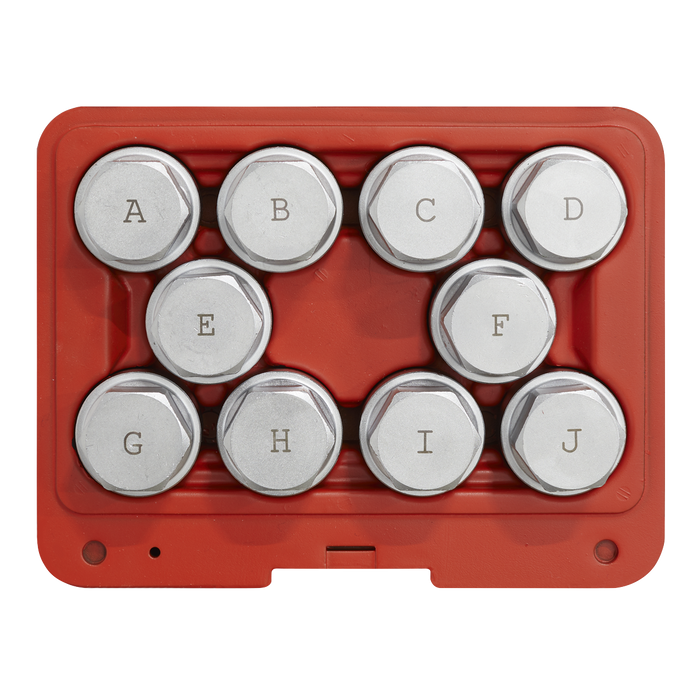 Locking Wheel Nut Key Set for Land Rover 10pc | SX222