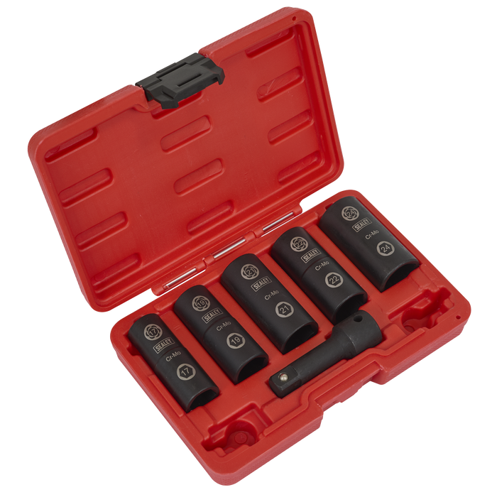 Impact Wheel Nut/Removal Flip Socket Set 1/2"Sq Drive 6pc | SX271