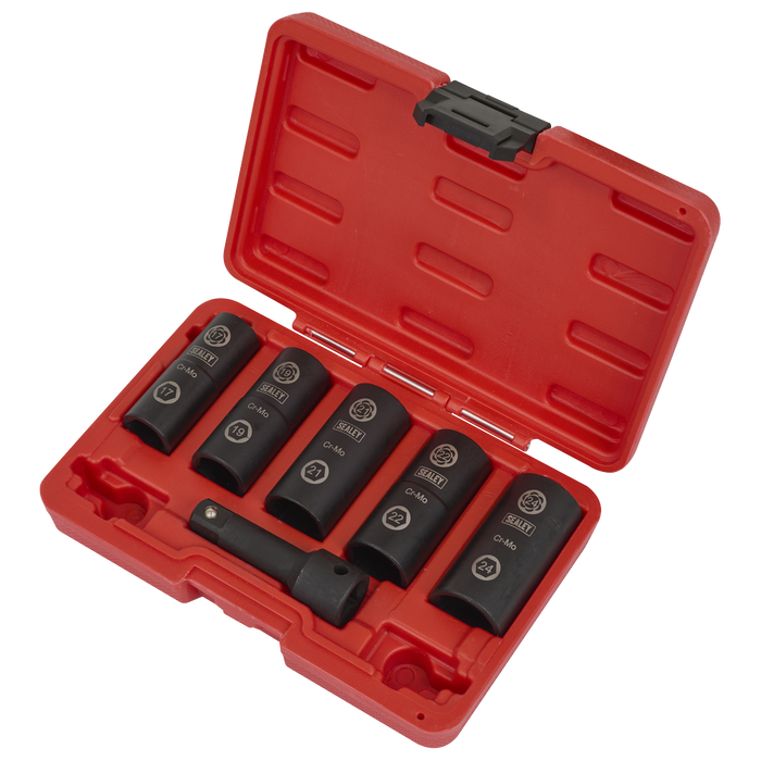 Impact Wheel Nut/Removal Flip Socket Set 1/2"Sq Drive 6pc | SX271