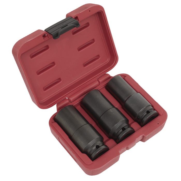 Deep Weighted Impact Socket Set 1/2"Sq Drive 3pc | SX319