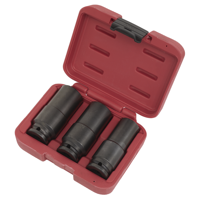 Deep Weighted Impact Socket Set 1/2"Sq Drive 3pc | SX319