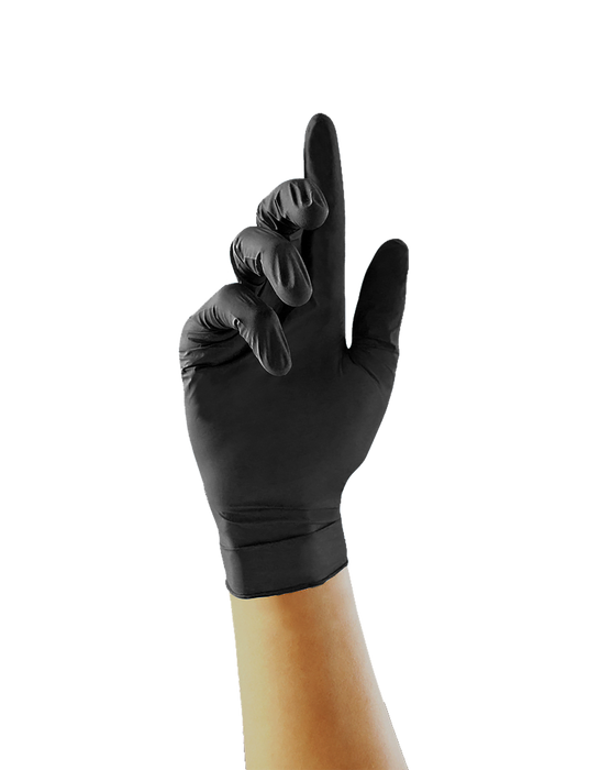 UniGloves Select Black Nitrile Tattooist Gloves | GT003