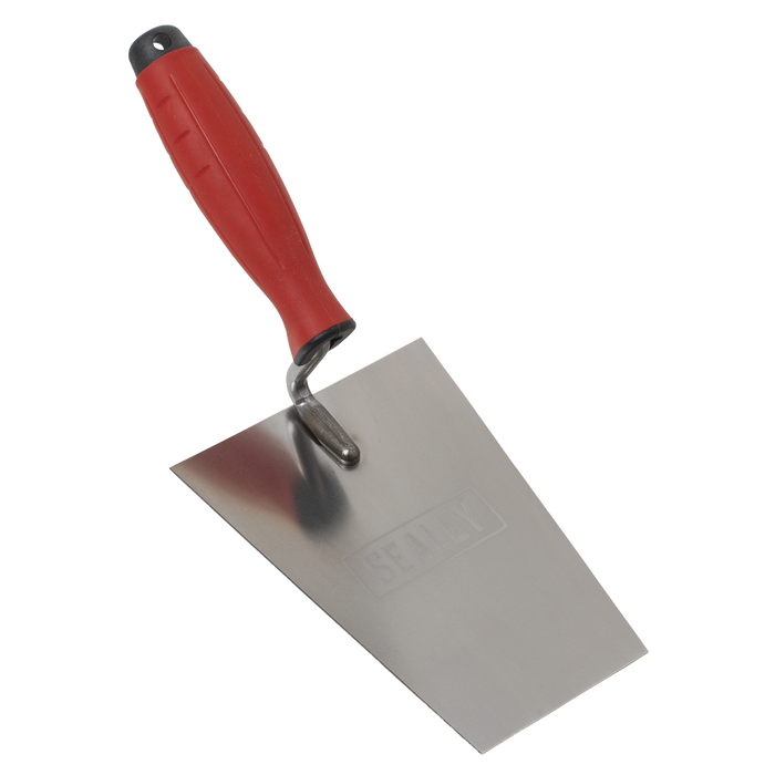 Stainless Steel Masonry Trowel with Rubber Handle 160mm | T1203