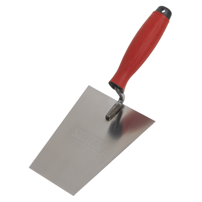 Stainless Steel Masonry Trowel with Rubber Handle 160mm | T1203