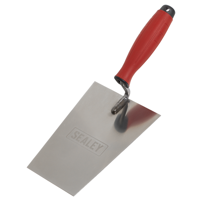 Stainless Steel Bucket Trowel with Rubber Handle 180mm | T1204